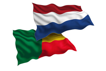 Netherlands and Benin Friendship Flags Diplomatic Relations of Two countries, Sports competition