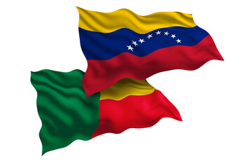 Venezuela and Benin Friendship Flags Diplomatic Relations of Two countries, Sports competition