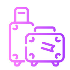 metal detector Line Gradient Icon