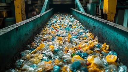 Industrial plastic recycling in urban environments