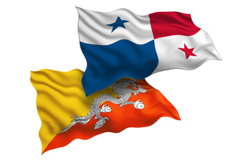 Panama and Bhutan Friendship Flags Diplomatic Relations of Two countries, Sports competition