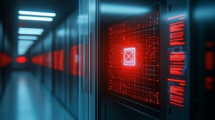 Smart door scans delivery package for secure processing in modern technology setting