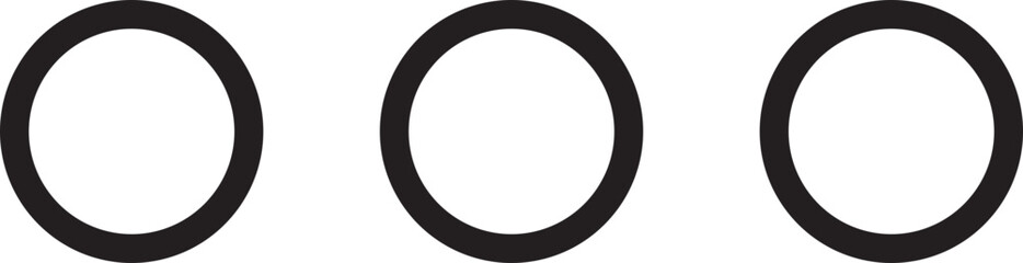 Hamburger web and mobile app menu icon outline style. Vector buttons for website UI navigation. App menu for home or drop list and application drawer in mobile app isolated on transparent background.