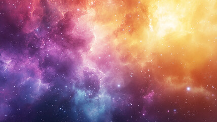 Naklejka premium A Beautiful Pastel Galaxy With soft