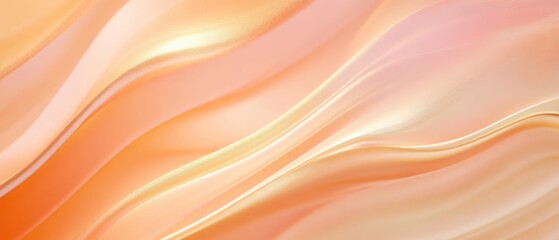Fototapeta premium A soft peach sunset abstract gradient background. Featuring warm oranges, pinks, and golds. Emphasizing warmth and optimism. Ideal for motivational and lifestyle visuals