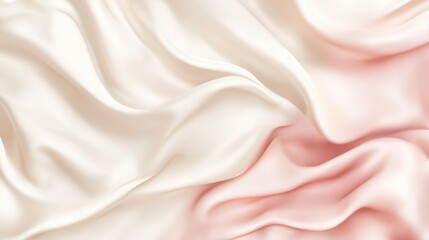 Fototapeta premium A soft pink and cream gradient background. Featuring pale pinks, soft creams, and whites with smooth transitions. Emphasizing femininity and elegance. Ideal for beauty and lifestyle visuals