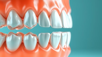 Dental health examination dental clinic 3d tooth model clinical environment close-up view oral care awareness