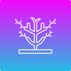 Obraz premium Dry Tree Icon