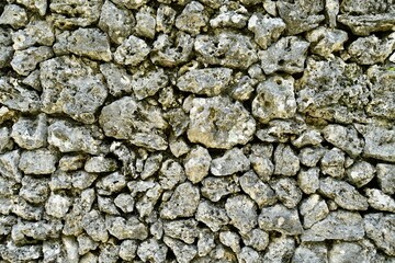 竹富島の石垣　沖縄