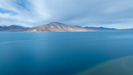 Beautiful lake landscape in tibet, China