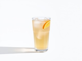 Refreshing Iced Tea with Orange Slice