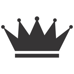 Royal Crown Vector Icon Illustration