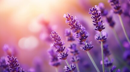 Obraz premium lavender flowers in the garden