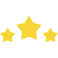 Flat Star Vector Icon Illustration