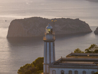 Faro del Cabo de la Nao en Javea, Alicante, Comunidad Valenciana