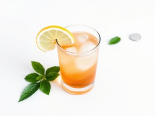Fototapeta premium Iced Tea with Lemon Slice