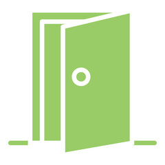 Vector Design Door Icon Style