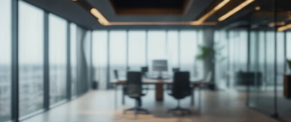 快適なオフィス環境、素材用ぼかし画像