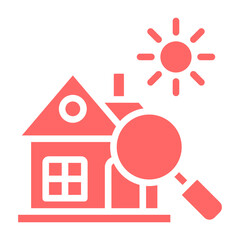 Vector Design House Search Icon Style