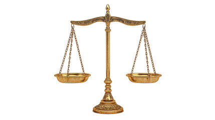 Golden Scales of Justice Law Balance Legal