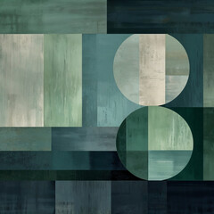 abstract background with wooden frame