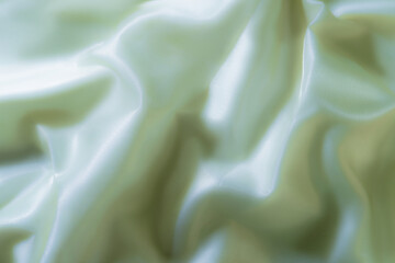Elegant Light Blue Satin Fabric with Soft Folds – Abstract Texture