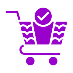 Vector Design Checkout Icon Style