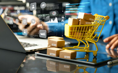 Optimization of procurement or purchasing product order and service solution.Crm Customer...