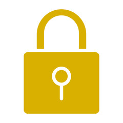 Vector Design Locked Icon Style