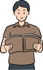 Illustration of reader