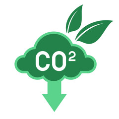 CO2 Emission Reduction Graphic