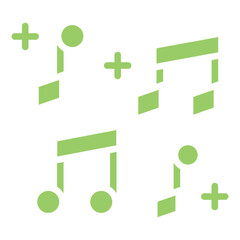 Vector Design Musical Note Icon Style