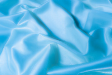 Shiny Blue Fabric Texture – Elegant Abstract Background