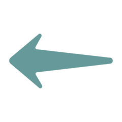 Vector Design Left Arrow Icon Style