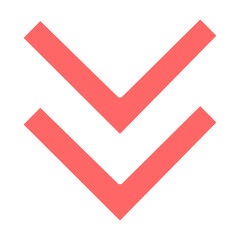 Vector Design Down Chevron Icon Style