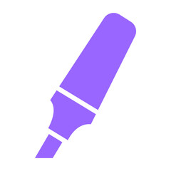 Vector Design Highlighter Icon Style