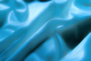 Shiny Blue Fabric Texture – Elegant Abstract Background