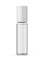 Small glass bottle mockup