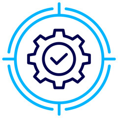 Setting Management Outline Color icon