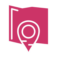 Waypoint Vector Design Icon Style
