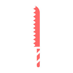 Vector Design Bread Knife Icon Style