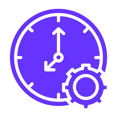 Vector Design Time Management Icon Style