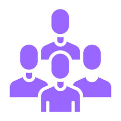 Vector Design Team Icon Style