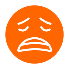 Obraz premium Vector Design Disappointed Icon Style