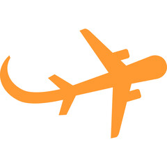 Obraz premium Minimalist Flat Plane Icon Vector