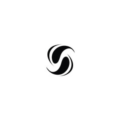 Letter s logo design vector