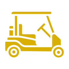 Vector Design Golf Cart Icon Style