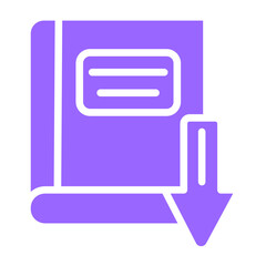Vector Design Download Book Icon Style