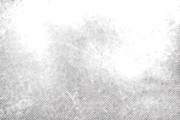 Grunge halftone texture black and white background