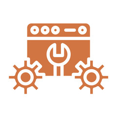 Vector Design Web Optimization Icon Style